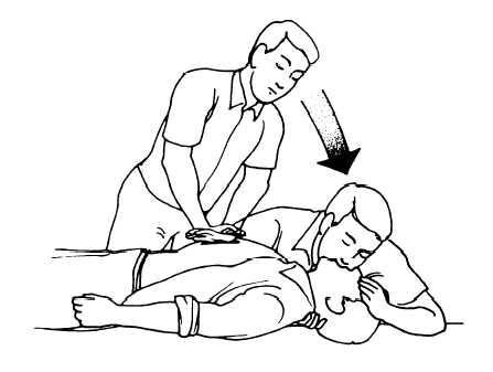 One-rescuer CPR technique