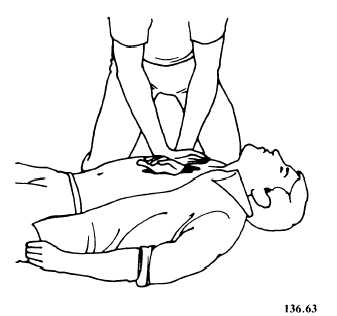 Position for reclining chest thrust