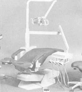 Dental chair, unit, and light