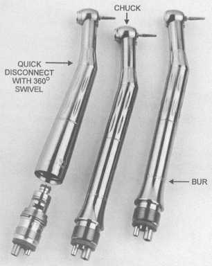 High-speed contra-angle handpiece