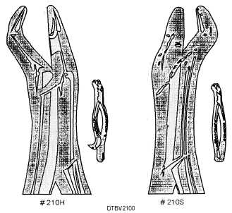 Forceps #210H and #210S